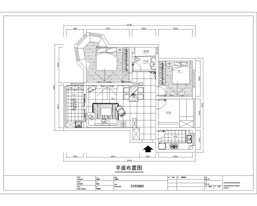 簡約風(fēng)格裝修戶型示意圖